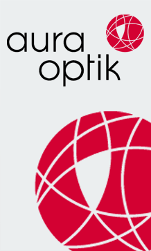 Logo + Geschätsausstattung aura optik 